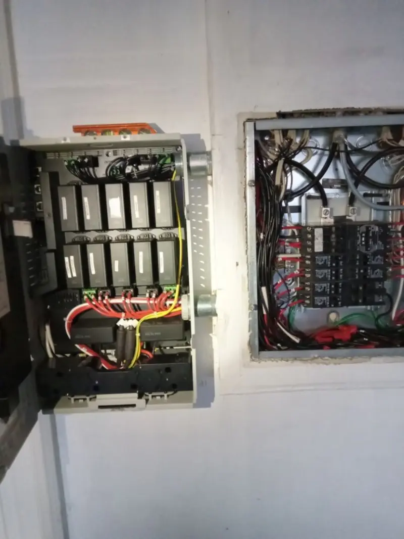 Electrical panel upgrade completed for Security Camera Wiring in Dublin